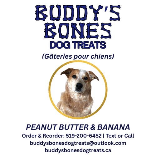 Banana & Peanut Butter Dog Treats (100g)